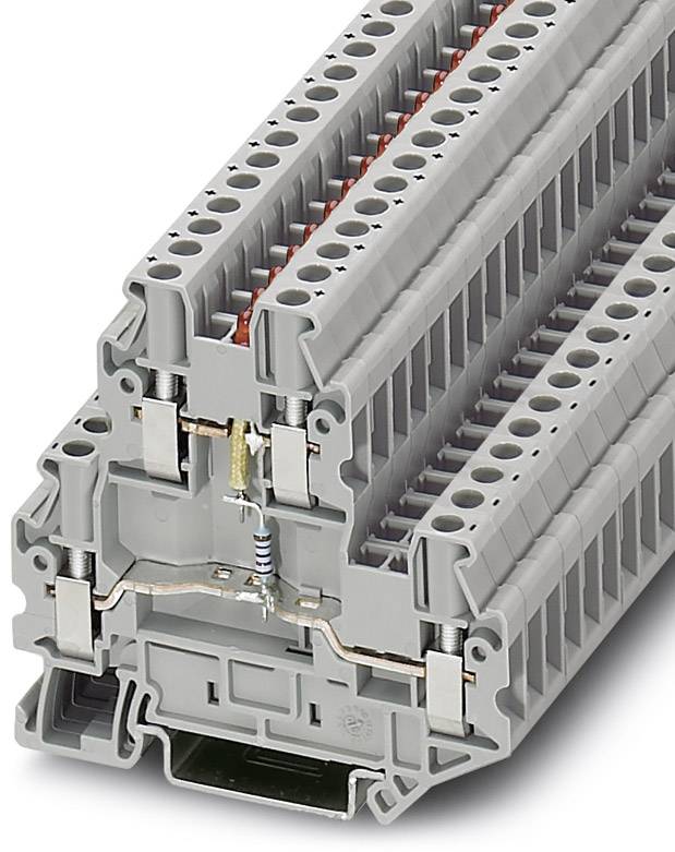 Phoenix Contact 3046715 Bauelementreihenklemme 5.2mm Schrauben Grau 50St.