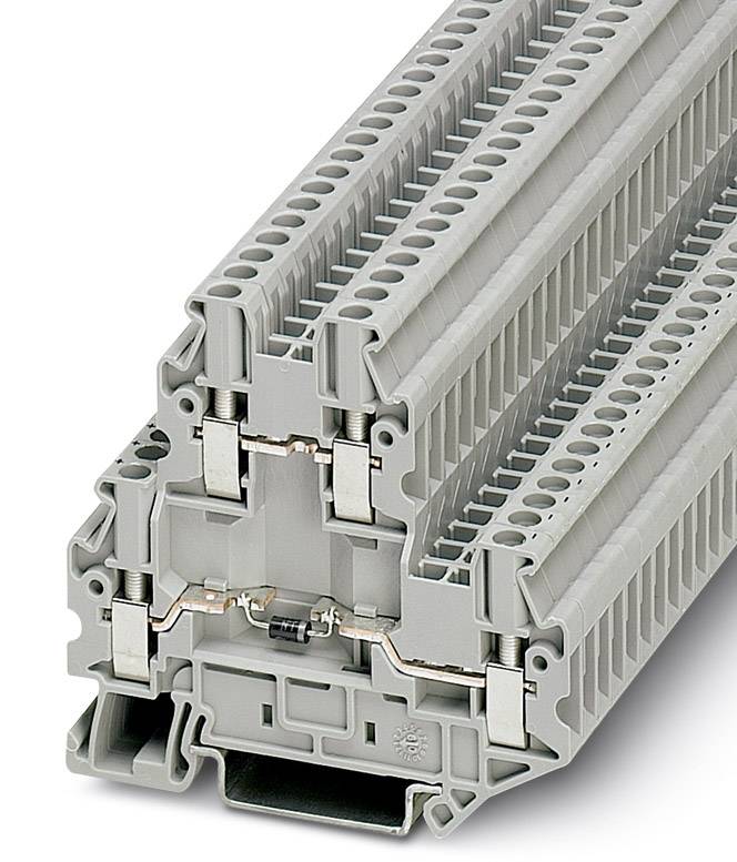 Phoenix Contact 3046728 Bauelementreihenklemme 5.2mm Schrauben Grau 50St.