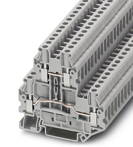 Phoenix Contact UTTB Clipline Doppelstock Reihenklemmen Zweifach Grau, 0.14 ? 6mm², 800 V / 30A, Packung a 5 Stück