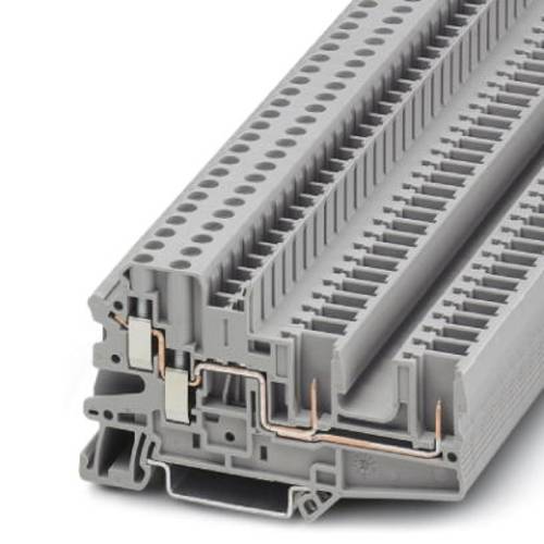 Phoenix Contact 3060296 Durchgangsklemme 6.2 mm Schrauben Grau 50 St.