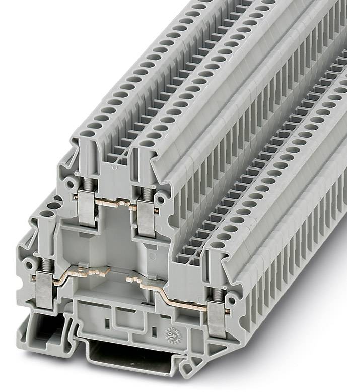 Phoenix Contact 3046757 Durchgangsreihenklemme 5.2mm Schrauben Grau 50St.