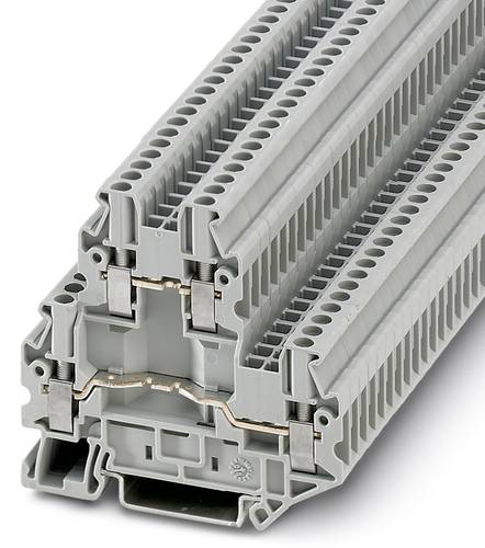 Phoenix Contact 3046744 Durchgangsreihenklemme 5.2 mm Schrauben Grau 50 St.