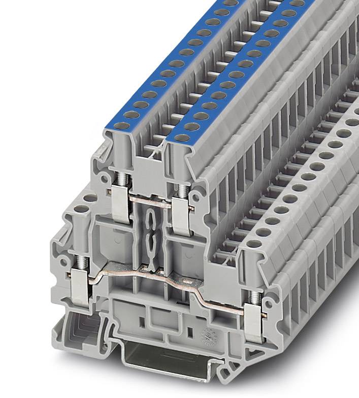 Phoenix Contact 3044681 Durchgangsreihenklemme 5.2mm Schrauben Grau 50St.