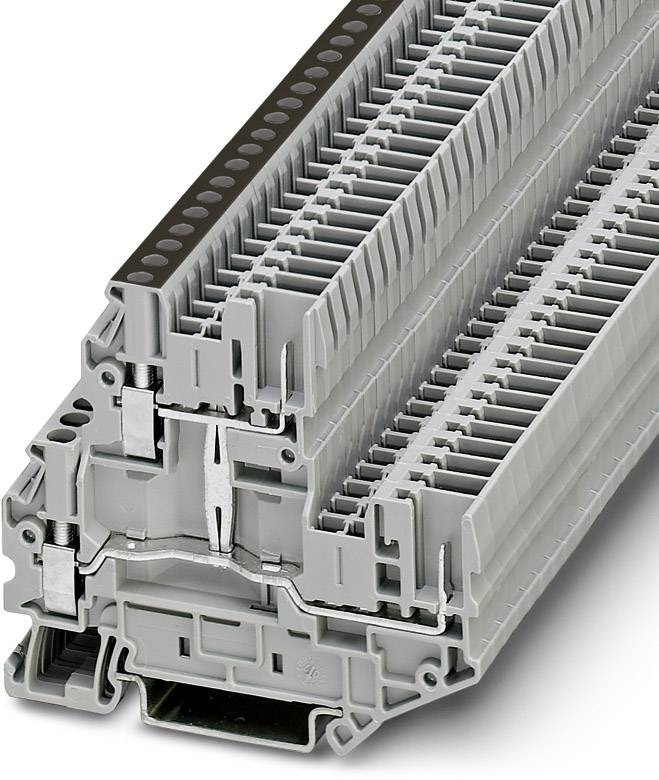 Phoenix Contact 3060377 Doppelstockklemme 5.2mm Schrauben Grau 50St.