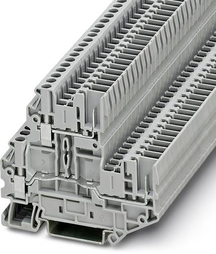 Phoenix Contact 3060351 Doppelstockklemme 5.2 mm Schrauben Grau 50 St.
