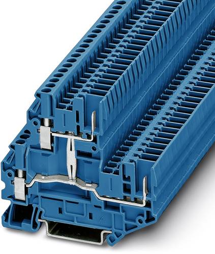 Phoenix Contact 3060487 Doppelstockklemme 5.2 mm Schrauben Blau 50 St.