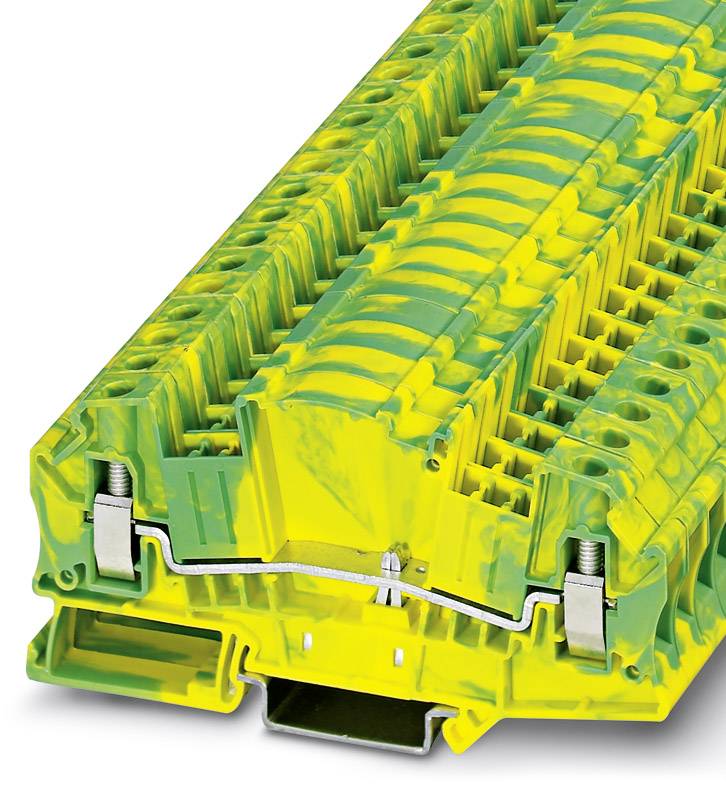 Phoenix Contact 3047442 Dreistock-Schutzleiterklemme 8.2mm Schrauben Grün, Gelb 50St.