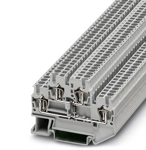 Phoenix Contact 3035519 Doppelstock-Zugfederklemme 5.2 mm Zugfeder Grau 50 St.