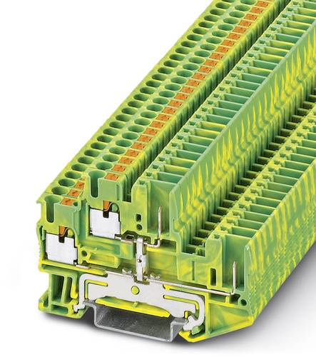 Phoenix Contact 3210897 Doppelstock-Schutzleiterklemme 5.2 mm Schnellanschluss Grün, Gelb 50 St.