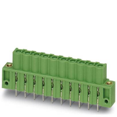 Grüner elektrischer Steckverbinder mit mehreren Anschlüssen, geeignet für die einfache Montage und Verbindung von Drähten in elektronischen Geräten.