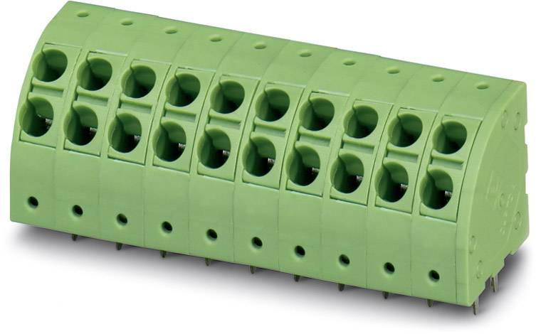 Phoenix Contact 1725315 Federkraftklemmblock 2.50mm² Polzahl 3 Grün 50St.