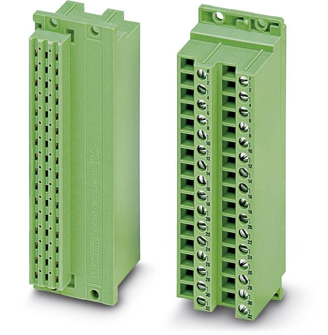 Phoenix Contact 2285580 Federleiste Gesamtpolzahl 32 Anzahl Reihen 2 10St.