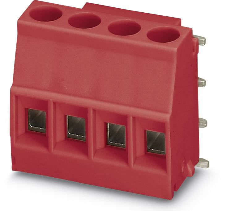 Phoenix Contact 2909413 Schraubklemmblock 2.50mm² Polzahl 4 Rot 50St.