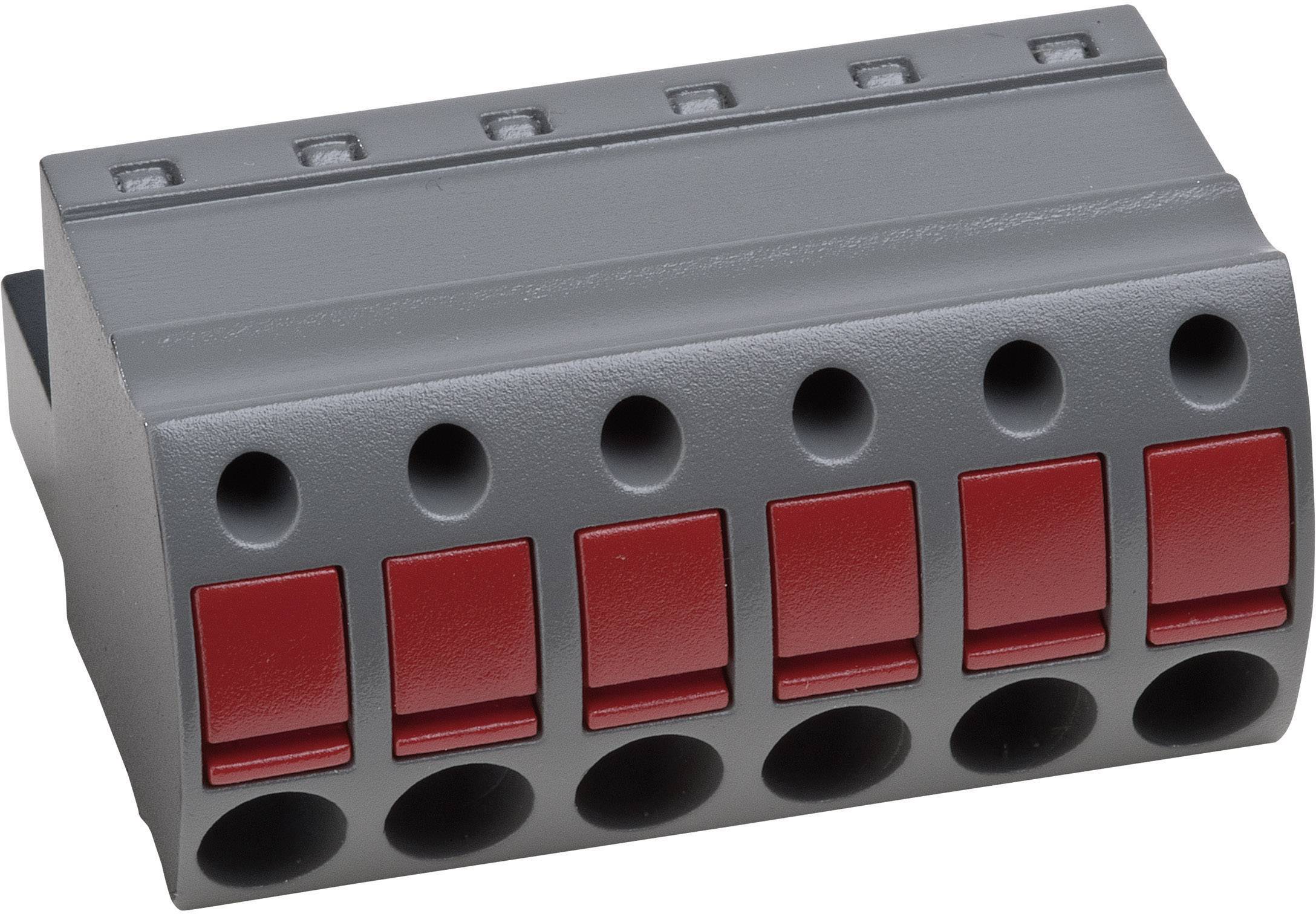 PTR Hartmann Buchsengehäuse-Kabel AK(Z)4951 Polzahl Gesamt 6 Rastermaß: 5 mm 54951060401D