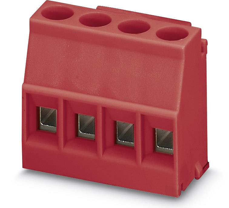 Phoenix Contact 2909400 Schraubklemmblock 2.50mm² Polzahl 4 Rot 50St.