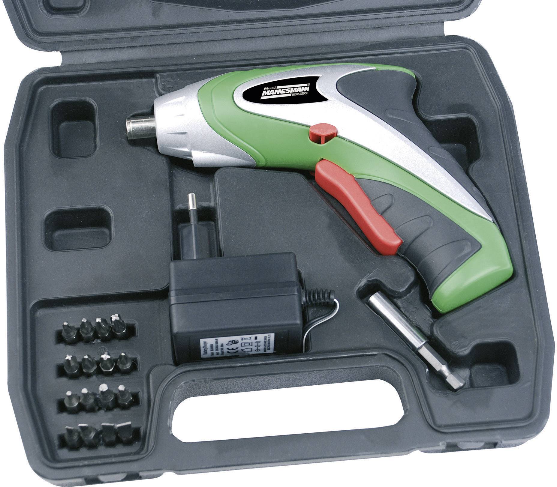 Brüder Mannesmann 17730 17730 Akku-Schrauber 3.6V Li-Ion inkl. Akku, inkl. Koffer