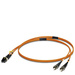 Phoenix Contact 2901801 Glasfaser LWL Anschlusskabel [1x LC-Stecker - 1x ST-Stecker] 50/125 µ Multimode OM2 5.00m