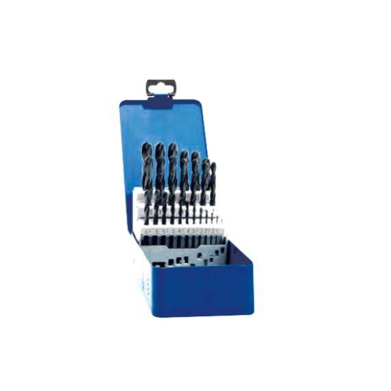 Exact 32002 HSS Metall-Spiralbohrer-Set 25teilig 1 mm, 1.5 mm, 2 mm, 2.5 mm, 3 mm, 3.5 mm, 4 mm, 4.5 mm, 5 mm, 5.5 mm, 6 mm, 6.5