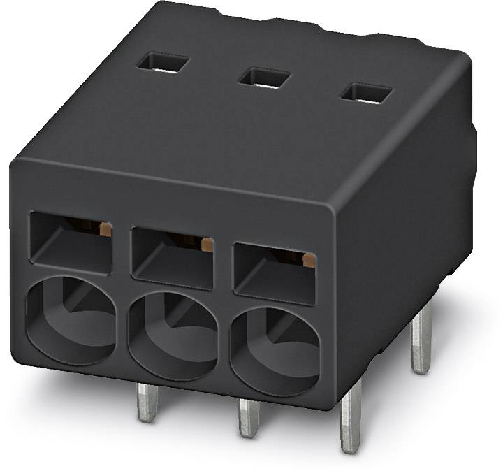 Phoenix Contact 1770898 Federkraftklemmblock 0.50 mm² Polzahl 3 Schwarz 530 St.