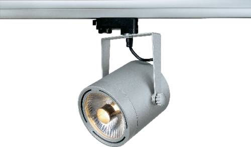 SLV Euro Hochvolt-Schienensystem-Leuchte 3phasig GU10 75W Halogen, LED Silber