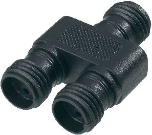 2fach Verteiler 571747 Schwarz