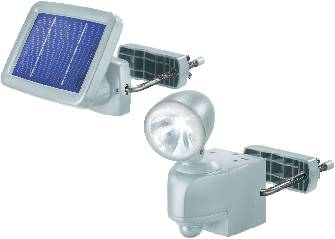 Esotec Power Light 102410 Solar-Spot mit Bewegungsmelder Grau