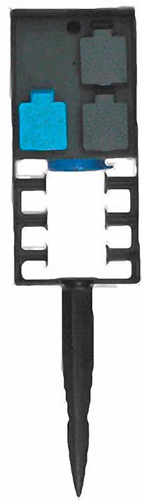 Oase 55433 Gartensteckdose 4fach Schwarz mit Erdspieß