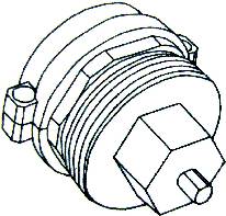 Homematic IP 01-760-29 Heizkörper-Ventil-Adapter Passend für Heizkörper Oventrop (bis 1998)