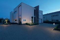 SLV 228925 Alpa Cone Außenstandleuchte Energiesparlampe E27 24W Stein-Grau