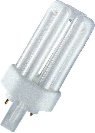 LEDVANCE Energiesparlampe GX24d-2 123 mm 18 W Warmweiß Röhrenform 1 St.