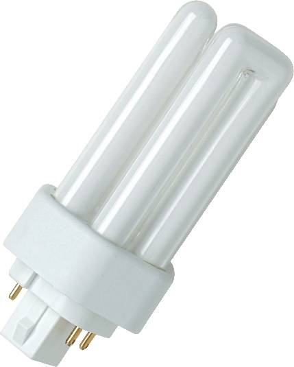 OSRAM Energiesparlampe EEK: G (A - G) GX24q-3 131.5 mm 230 V 26 W Warmweiß Röhrenform 1 St.