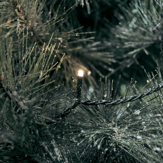 Konstsmide 3612-110 Micro-Lichterkette Außen EEK: G (A - G) netzbetrieben Anzahl Leuchtmittel 120 LED Warmweiß Beleuchtete Länge: 19.04 m