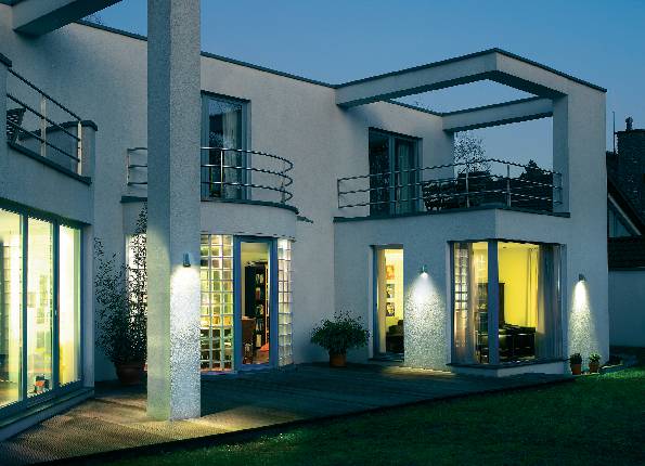 SLV Wallyx 227195 Außenwandleuchte Halogen, LED GU10 50W Anthrazit