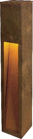 SLV 229411 Rust Slot 80 Außenstandleuchte Energiesparlampe E27 11W Eisen (gerostet)