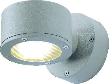 SLV Sitra Wall 230355 Außenwandleuchte Energiesparlampe GX53 9W Anthrazit