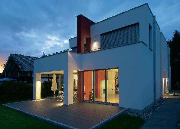 SLV Big Theo Single 229564 Außenwandleuchte Halogen GU10 75W Silber-Grau