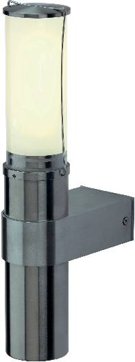 SLV Big Nails 229182 Außenwandleuchte Energiesparlampe, LED E27 15W Edelstahl