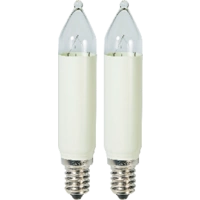 Konstsmide 1038-020 Klein-Schaftkerze 2 St. E14 16V Klar Konstsmide 1038-020 Klein-Schaftkerze 2 St. E14 16V Klar