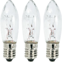 Konstsmide 1042-030 Top-Kerze 3 St. E10 34V Klar Konstsmide 1042-030 Top-Kerze 3 St. E10 34V Klar