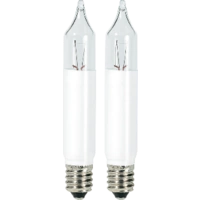 Konstsmide 1050-020 Klein-Schaftkerze 2 St. E10 23V Klar Konstsmide 1050-020 Klein-Schaftkerze 2 St. E10 23V Klar
