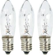 Konstsmide 1074-030 Top-Kerze 3 St. E10 23V Klar