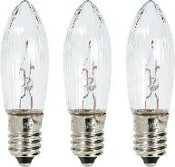 Konstsmide 2651-030 Ersatzlampe 3 St. E10 24V Klar