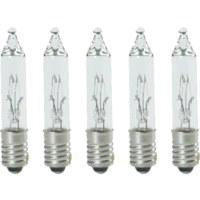 Konstsmide 3008-050 Ersatzbirne für Lichterketten 5 St. E5 24 V Klar Konstsmide 3008-050 Ersatzbirne für Lichterketten 5 St. E5 24 V Klar