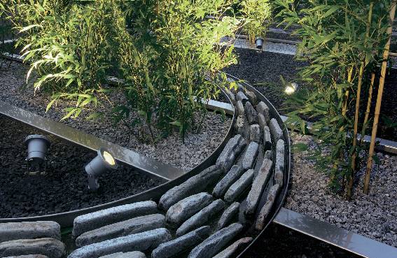 SLV 4064161255675 Nautilus Spike LED-Gartenstrahler 3er Set EEK: F (A - G) LED, Energiesparlampe, Halogen GU10 18W Silber-Grau