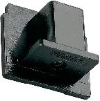 Eutrac 145594 Hochvolt-Schienensystem-Komponente Endkappe Silber-Grau