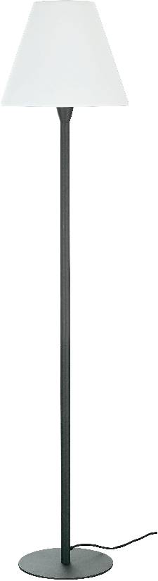 SLV 228965 Adegan Außenstandleuchte Energiesparlampe E27 24 W Anthrazit, Weiß