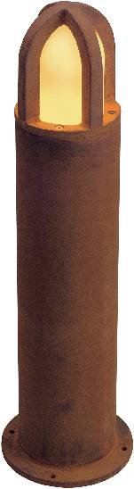 SLV 229432 Rusty Cone 70 Außenstandleuchte Energiesparlampe E27 11W Eisen (gerostet)