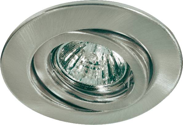 Paulmann 98968 Quality Line Einbauring Halogen GU5.3 50W Eisen (gebürstet)