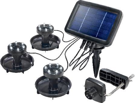 Esotec 102148 Splash Außen-Dekobeleuchtung LED LED fest eingebaut 1 W Schwarz