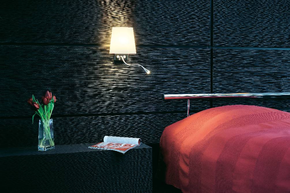 SLV Coupa FlexLed 149452 Wandleuchte G9 43W Halogen Silber-Grau, Weiß